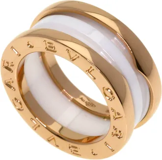 Bulgari B.Zero1 Pink Gold (18K) Ceramic Band Ring (Pre-Owned)