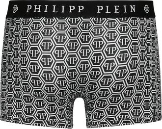 Philipp Plein Boxer Hexagon - Heren - Onderbroek - Zwart - S - Katoen - Ondergoed
