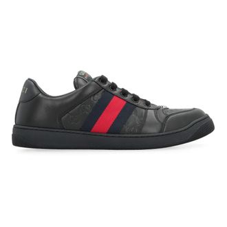 Gucci Sneakers, male, Black, Size: 8 1/2 US Screener Low-top sneakers
