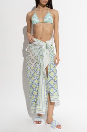 Casablanca Cotton Pareo, Womens, Green