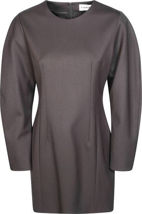 P.A.R.O.S.H. Sallia Puff Sleeve Bi-Stretch Mini Dress