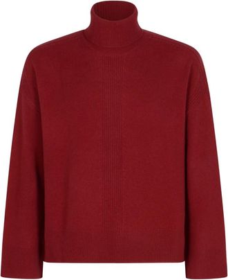 Emporio Armani Turtleneck Sweater - Heren - Coltruien - Rood - XL - Wol - Truien & Vesten