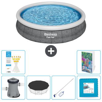 Bestway Piscina Bestway Fast Set Redonda - 366x76 Cm - 7-piezas S191