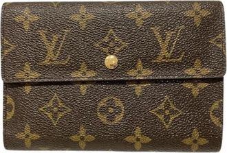 Louis Vuitton Pre-owned Wallets, male, Brown, Size: ONE SIZE Pre-owned Porte Tresor Etui Chequier Monogram Wallet