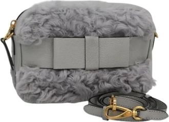 Miu Miu Pre-owned Cross Body Bags, female, Gray, Size: ONE SIZE Pre-owned Shoulder Bag
