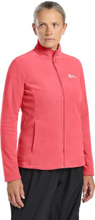 Jack Wolfskin Fleecejacke JACK WOLFSKIN TAUNUS FZ W, Damen, Gr. L (42/44), sunset, coral, Obermaterial: 100% Polyester; Futter: 100% Polyester, Jacken Fleecejacke