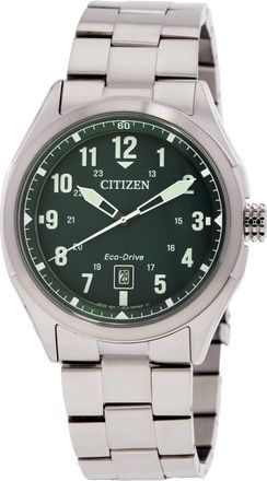 Citizen Terra Force Green Dial Mens Watch AW1890-51X