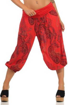 Malito more than fashion Malito Women Aladdin Shorts Pant Harem Yoga 7186 (red)