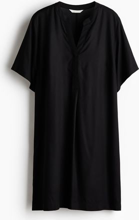 H&M Tunikakleid aus Viskose - Schwarz