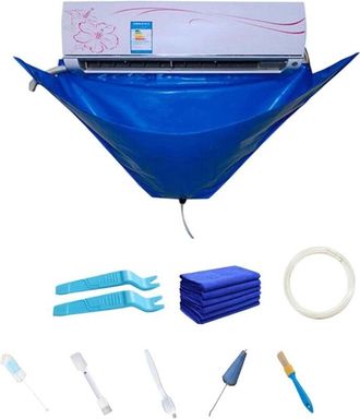 OEM Kit De Limpieza De 10 Piezas Para Aire Acondicionado Mural Con Cubierta Antipolvo Y Manguera Para Sistemas Split - Ulisem