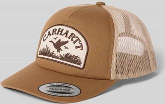 Carhartt Work in Progress Trucker Cap mit Label-Stitching in Beige, Gr&ouml;&szlig;e 1