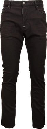 Dsquared2 Jeans Bottone - Heren - Slim Fit Jeans - Zwart - S - Katoen - Jeans