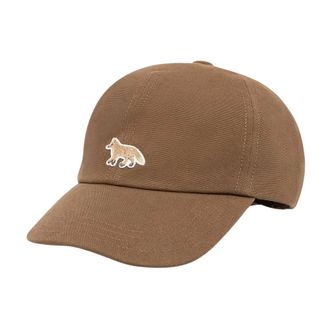 Maison Kitsun&eacute; Baby Fox 6P Cap - - Accessories - unisex - Marrone - ONE SIZE