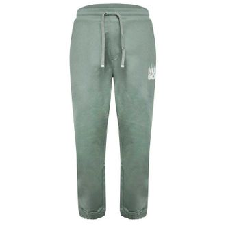 HUGO BOSS Hugo Mann Dilbero Smoke Logo Tapered Sportbroek (Groen)