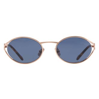 Miu Miu Blue Oval Ladies Sunglasses MU 52YS ZVF1V1 54