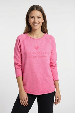 Lieblingsst&uuml;ck Sweatshirt LIEBLINGSST&Uuml;CK CathrinaEP, Damen, Gr. 4XL (48), pink (lovely pink), Sweatware, Obermaterial: 100% Baumwolle, bedruckt, unifarben, regular f