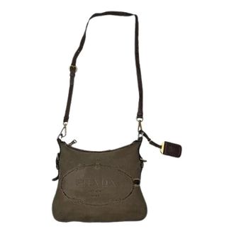 Prada Pre-owned Cross Body Bags, female, Green, Size: ONE SIZE Pre-owned Vintage Cross Body Bag