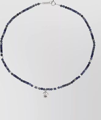 Isabel Marant beaded necklace featuring central pendant detail