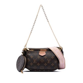 Louis Vuitton Pre-owned Womens Monogram Multi Pochette Accessoires - Brown Textile - One Size