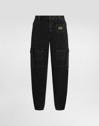 Dolce & Gabbana Cotton Trousers - Man Pants And Shorts Black 48