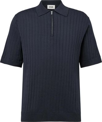 Drykorn Niivan 10 Poloshirt - Heren - Polos - Blauw - M - Katoen - Tops