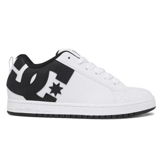 DC Leren Sneakers met Mesh Tong - Heren - Sneakers - Wit - 46 EU - Leer - Schoenen