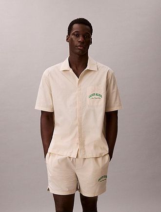 Calvin Klein Cotton Crest Logo Pyjama Top