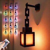OEM L&aacute;mpara De Noche Crezuo Pixel Lantern, L&aacute;mpara De Escritorio Rgb Recargable Por Usb De 16 Colores Con Control Remoto