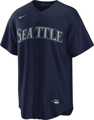 Nike Mens MLB Seattle Mariners Replica Baseball Jersey in Blue | T770MVNCMVR-XVC