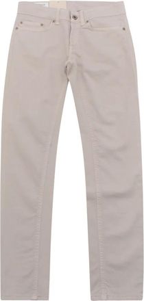Dondup Monroe Skinny Fit Broek Made in Italy - Dames - Straight fit broeken - Beige - W25 - Broeken