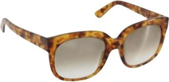 Gucci Occhiali da sole in plastica Pre-owned - - Pre-owned - Donna - Marrone - ONE SIZE