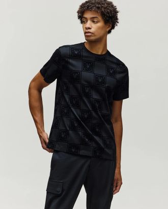 Psycho Bunny Mens Gio Tee 001 BLACK / XS