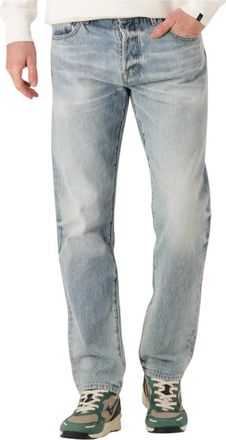 Butcher of Blue Heren, Jeans, Blauw, Maat: W34 L34 Katoen