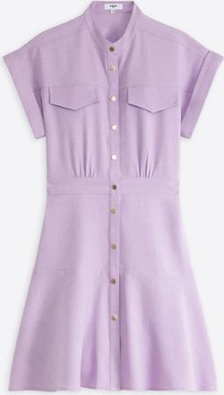 Suncoo Womens Coline Mini Dress In Purple