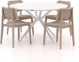 Forza Furniture Forza Xitta/Sora &oslash;127cm dining tuinset 5-delig