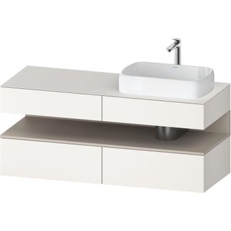 Duravit Qatego Consola Mueble Bajo Lavabo, 2 Extensiones, 2 - Duravit