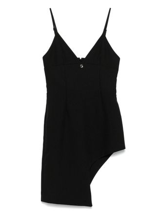 Coperni Black Dress with Asymmetrical Hem