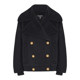 Balmain Mujer, Abrigos, Negro, Talla: 2XS