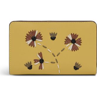 Radley London Picton Place - Floral Medium Bifold Wallet in Honeycomb at Nordstrom