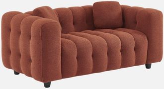 Sweeek Sof&aacute; De 2 Plazas, Tapizado En Borreguito