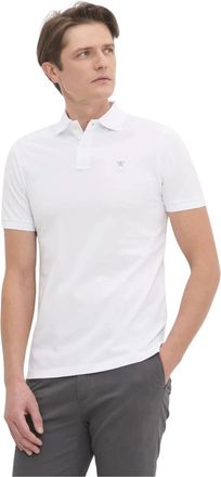 Hackett Slim Fit Kortmouw Pique Polo - Heren - Polos - Wit - L - Katoen - Tops