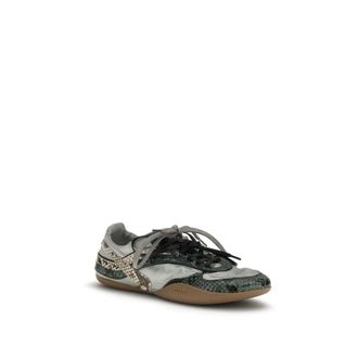 Miu Miu Womens Gray Recycled Polyester Athletic Sneakers