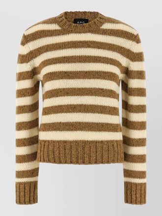 A.P.C. striped wool jumper