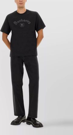 Burberry logo print cotton t-shirt