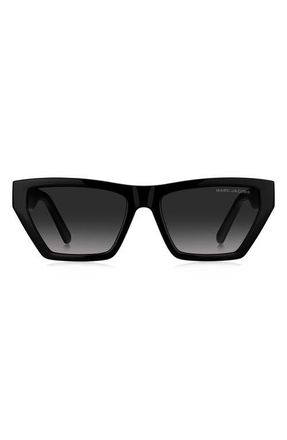 Marc Jacobs 55mm Gradient Cat Eye Sunglasses in 0807-9O at Nordstrom