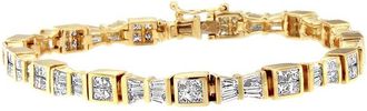 House of Brilliance Haus Of Brilliance 14K 5.88 Ct. Tw. Diamond Link Bracelet