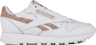 Reebok Womens Classic Leather Sneaker, FTWR White/Soft Ecru/FTWR White, 3.5 UK
