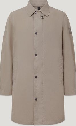 Belstaff Farer Coat Mens Alpha Nylon Dark Sand Size 2XL