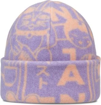Buff Polar Prints Beanie M&uuml;tze - Unisex | lila/rosa