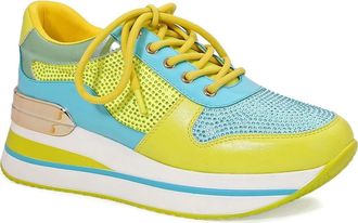 Ninety Union Dallas Platform Sneaker in Lime at Nordstrom Rack, Size 10